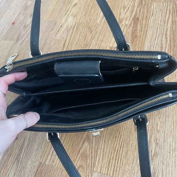 Black Coach Turnlock Carryall Bag - Picture 7 of 9